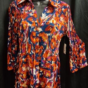 Valerie Stevens Multicolor Floral Blouse